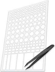 BLOCK-IT-OUT Light Blocking Stickers - Stop LED Lights Flashing & Blinking (White)