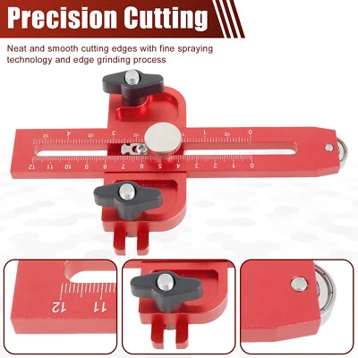 Thin Rip Table Saw Jig Aluminum Alloy Table Saw Jig Guide Tool Precise jewhy