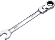 DOITOOL 13mm Ratchet Wrench,Flex-Head Ratcheting Combination Wrench,Vanadium Steel Gear Spanner Household Garage Tools
