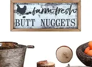 Chicken Coop Decor - Chicken Coop Signs for Outside | Farmhouse Signs Home Decor | Wooden Funny Wall Art for Farm Kitchen Yard Fence Garden, Rustic Indoor Outdoor Hen House Decoration Piece