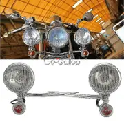 Motorcycle Passing Light Bar Turn Signals For Honda Shadow Spirit Vt 600 700 750 1100/kawasaki Vulcan Vn 800 900 1500 1600 1700