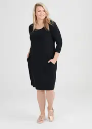 [Taking Shape] Taking Shape Luna Ultimate 3 / 4 Sleeve Dress Size 20 in - Plus Size Women's Dresses