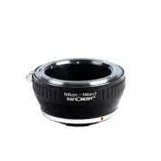 K&F Concept Manual Lens Adapter for Nikon F Mount Lens to Nikon 1 Series Cameras