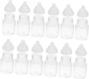 Plastic Baby Bottles Candy Boxes 20pcs Containers for Baby Shower Birthday Versatile Candy Favor Storage Easy to Assemble