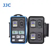 JJC MC-STM18 Memory Card Case fits 6 SD 6 MSD 2 SIM 2 Micro SIM 2 Nano SIM NEW