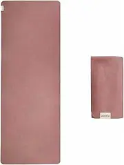 MIKKOA Travel Yoga Mat 1.5mm | Foldable Yoga Mat | Lightweight Yoga Mat | Use for Travel, Backpacking, Yoga Retreat, Outdoors, Gym, Pilates, Exercise Mat | Machine Washable | Eco Friendly Yoga Mat