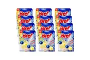 12PK Bref 50g Power Active 4 Function Formula Juicy Lemon Scent Toilet Freshener