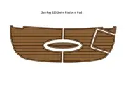 Sea Ray 320 Swim Platform Pad Boat EVA Foam Faux Teak Deck Floor Mat Flooring