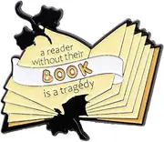 [lutuzaai] Fantasy Books Enamel Pin Dragon Brooch Pines Lapel P Badge on Backpack Clothing Accessories Vintage Jewelry Friends Gifts