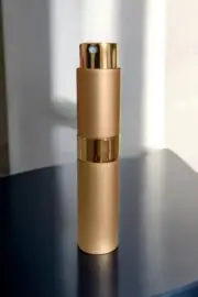 Twist-Up Spray 10ml Perfume Travel Atomiser Gold with funnel