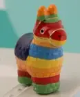 Nora Fleming Mini Pinata Party Animal Ceramic Platter Charm A222 Hand-Painted