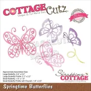 Cottage Cutz Steel Die Springtime Butterflies - New
