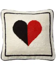 Jonathan Adler US Kit Dealer's Choice Hearts Needlepoint Pillow