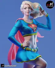 Supergirl 3D Printed Kit Unpainted/Unassembled