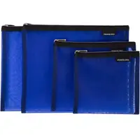 在飛比找HOTAI購優惠-【TRAVELON】旅行收納網袋4件(藍) | 銀飾袋 小物