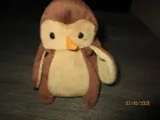 AUTHENTIC TY BEANIE BABY "HOOT" AUGUST 9, 1995 (MINT WITH MINT TAGS) Rare