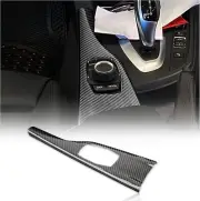 Carbon Fiber Multimedia Control Knob Center Trim Cover Sticker for BMW 3 4-(RHD)