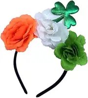 [HAPINARY] Hairband Rose Headband for Girls Festive Headwear for Patrick Day Celebrations