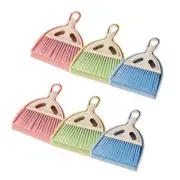 6 Pcs Small Dustpan and Brush Set,Nesting Small Whisk Broom Dustpan with