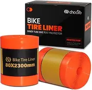 Chooee Bike Tire Liners,Bicycle Tire Liner Tube Flat Protector-Self Adhesive,Mountain/Road Bike Puncture Proof Tire Liner Inner Compatible with 20 24 26 27.5 28 29 700c Tires.