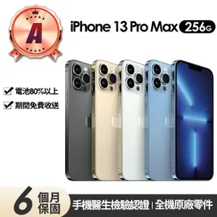 【Apple】A級福利品 iPhone 13 Pro Max 256G(6.7吋)豪華大禮包