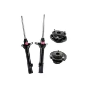 2 Rear Shock Absorbers Strut Mount Kit for Subaru Forester SF5 EJ202 EJ205 97-02