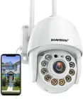 Security Camera Outdoor, Wireless Wifi IP Camera Home Security System 360° View,