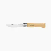Opinel Traditional No. 9 Stainless Steel Folding Knife Blade with Safety Lock