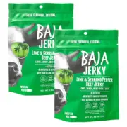 Baja Jerky Lime & Serrano Pepper Beef Jerky, 2.5-oz 2 Bags --02--