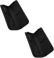 2 Pcs Hair Scissors Storage Bag Zipper Pouch for Salon Barber Compact Material