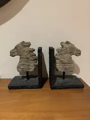 bookends vintage antique