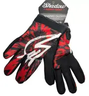 TSC Shadow Conspiracy Conspire BMX Bike Bicycle Gloves Youth Medium Tye Die Red