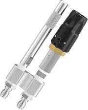 M5 Twist Nozzle for Pressure Washer, Long Range Soap Washing Nozzle 3-7 GPM 1000-4050Psi 1/4in Fast Connect, ShooterTip M5 Twist Nozzle for Ladder Saver