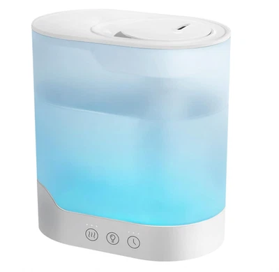 Air Humidifier for Bedroom, 3L Top-Fill Cool Mist Humidifier & Essential Oil