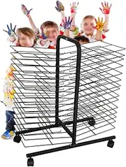 Art Drying Rack,Classroom Drying Rack,Metal Art Work Storage Display Rack,30th Floor Space Saving Rack for Suitable for Drying Oil Paintings Art School and at Home
