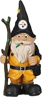 FOCO Pittsburgh Steelers NFL Holding Stick Gnome 10.5 Inches Tall, Multicolor Team Colors