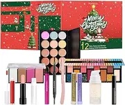 Holiday Beauty Calendar - 12-Day Beauty Countdown, Countdown Calendar | 2024 Makeup Advent Calendar with 12 Cosmetic Boxes, Makeup Advent Calendar with Beauty Products for Holidays