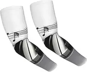 [FHEDVBN] Piano Music Symbol Arm Sleeves Compression Arm Covers for Men Women Outdoor Sun Sleeves Cooling Sports Sleeve, Black
