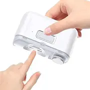 Electric Nail Clippers for Adult, Low Voice 40dB Electric Polishing Automatic Nail Trimmer with LED Light and Nail Scraps Storage, Automatic Fingernail Cutter with for Baby, Men, Women and Elderly