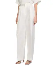 Sandro Jacquard Floral Pants