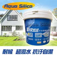 在飛比找momo購物網優惠-【Aqua silica 愛快易潔】防水漆 底漆 外牆 室內