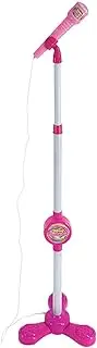 Kids Singing Machine - Microphone Speaker Combo, Adjustable Stand | Wireless Audio, Fun Sound Effects, Colorful Light Show, Best for Home Concerts, Holiday, Interactive Playtime.