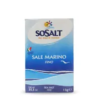 在飛比找蝦皮商城優惠-【SOSALT】義大利細海鹽(藍盒) 1000g(效期202