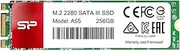 Silicon Power A55 256GB M.2 2280 SATA III SSD, 3D NAND with SLC Cache, Up to 560MB/s, Internal Solid State Drive for Desktop Laptop Computer