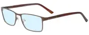 Enhance BIG&TALL EN4172 Men Multi-Focus Lens Blue Light Glasses Matte Brown 59mm