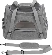 Dog Carrier Bag for Travel - Pet Carrier Bag with Handle - Large Capacity Breathable Multifunctional Soft Sided Carrier Bag for Outdoor Travel