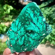 344G natural luster peacock stone transparent cluster rough mineral sample