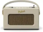 Rev Uno Retro DAB+/FM Portable Radio with Bluetooth Pastel Cream