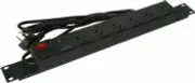 standard 10A Resettable fuse button 19” Rack Mount Power Board Single MOV Spike