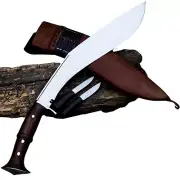 15 inches Blade Gurkha Khukuri Machete-Kukri Knives-Full Tang-Sharpen-Sale Knife